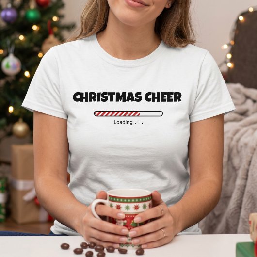 Kerstvreugde aan het laden - Grappige Candy Cane K T-shirt