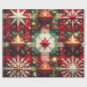 Kerstvreugde Cadeaupapier (Vlak)