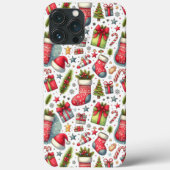 Kerstvreugde Case-Mate iPhone Case (Achterkant)