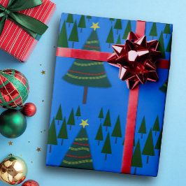 Kerstvreugde - Elegante Holiday Stijl Inpakpapier Vel