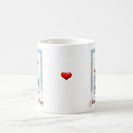 Kerstvreugde en knuffels koffiemok (Center)