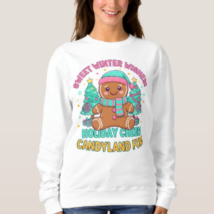 Kerstvreugde Gingbread T-shirt – Schattig Candylan