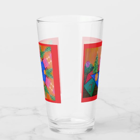 Kerstvreugde glas (Rechts)