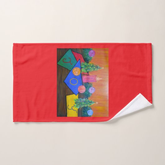 Kerstvreugde handdoek (Handdoek)