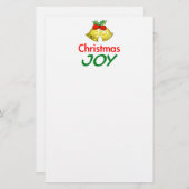Kerstvreugde (Holly Bells) Briefpapier (Voorkant / Achterkant)