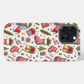 Kerstvreugde iPhone Hoesje (Achterkant horizontaal)