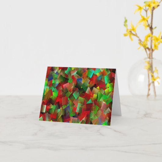 Kerstvreugde...... Kaart (Gele Bloem)