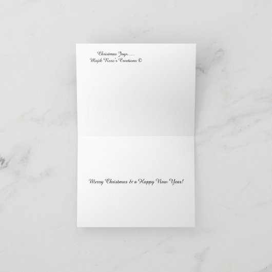 Kerstvreugde...... Kaart (Binnen)