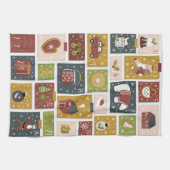 Kerstvreugde | Kerst Hygge Adventskalender Theedoek (Horizontaal)