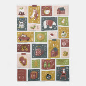 Kerstvreugde | Kerst Hygge Adventskalender Theedoek (Verticaal)