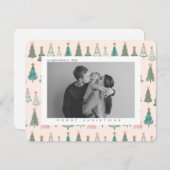 Kerstvreugde Kerstmis Familie Foto  Feestdagenkaart (Voorkant / Achterkant)