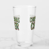Kerstvreugde Kersttypografie Glas (Links)