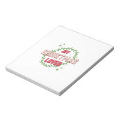 Kerstvreugde Liefhebber Notitieblok (Linkerzijde)