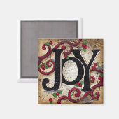 Kerstvreugde ~ Magneet (Voorkant / Achterkant)