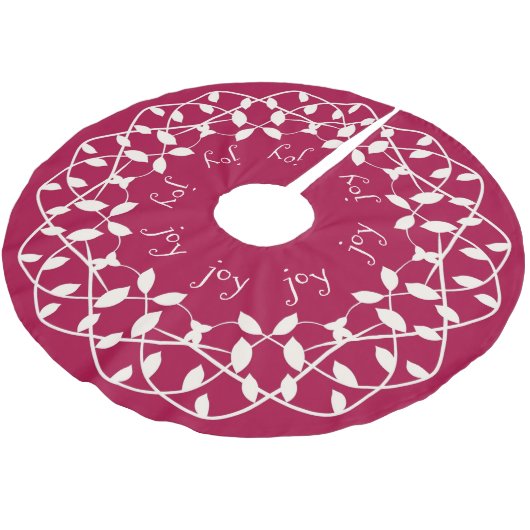 Kerstvreugde, rode en witte boomrok kerstboom rok (Gekanteld)