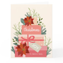 kerstvreugde rode poinsettias personaliseren