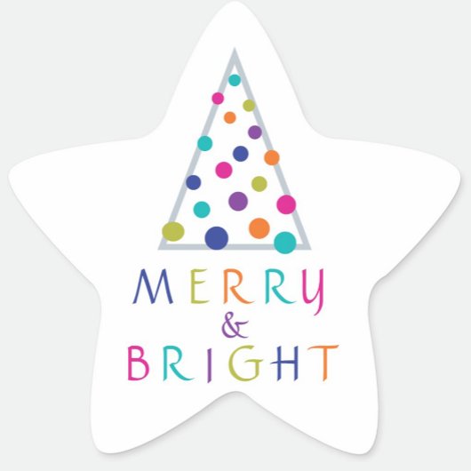 Kerstvreugde Ronde Sticker