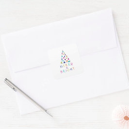 Kerstvreugde Ronde Sticker