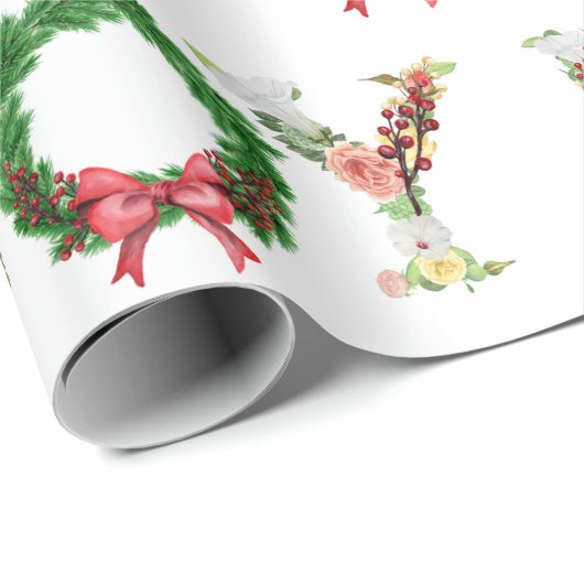 Kerstvreugde rood-groen cadeaupapier (Rol Hoek)