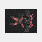 Kerstvreugde temmen Funny Cowboy Santa West Fleece Deken (Voorkant (Horizontaal))