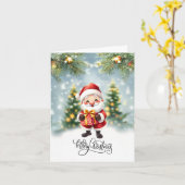 Kerstvreugde verspreiden kaart (Gele Bloem)