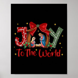 Kerstvreugde Voor De Wereld Kerst Christelijke Ker Poster