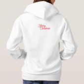 Kerstvreugde voor de Wereld Kerstman Slede Kerstmi Hoodie (Achterkant)