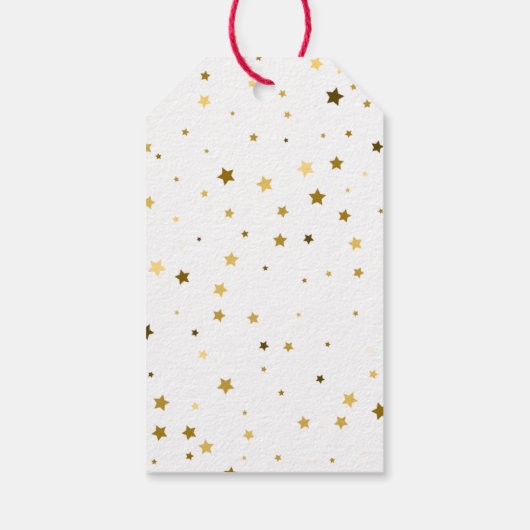 Kerstvreugde voor de Wereld Kerstmis Cadeaulabel (Achterkant)