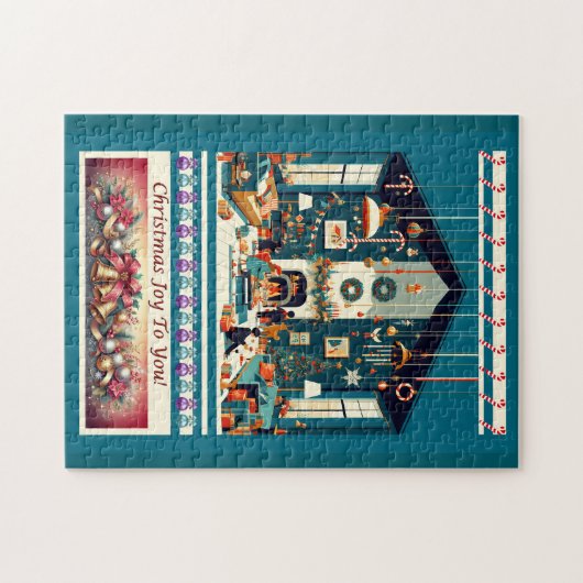 KERSTVREUGDE VOOR JOU! LEGPUZZEL (Horizontaal)