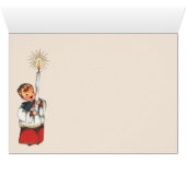 Kerstvriendelijke kokerjongens zingende carpoolkaa (Binenzijde Horizontaal (Onderkant))