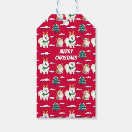 Kerstvrienden Cadeaulabel (Voorkant)