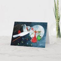 Kerstvrienden Familie Huisdieren door Bihrle