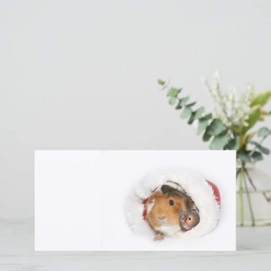 Kerstvrienden Feestdagenkaart (Staand voorkant)