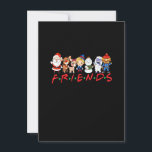 Kerstvrienden Santa Rudolph Snowman Familie Xma Kaart<br><div class="desc">Grappig kerstcadeautje met shirt mannen,  grappige mannen met xmas-shirt,  grappig kerstcadeautje shirt kinder,  grappig Thanksgiving cadeautje shirt,  Thanksgiving aan shirt mannen,  Thanksgiving T-shirt vrouwen</div>