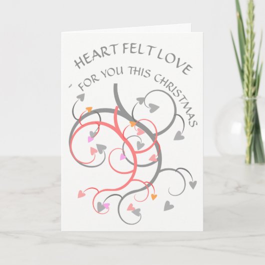 Kerstvriendschap Feestdagen Kaart (Voorkant)