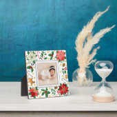 Kerstvrije familie foto's Easel terug Fotoplaat (Insitu)