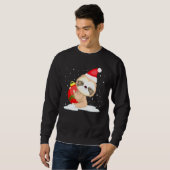 Kerstvrije kerstsintersneeuw voor meisjes Kind Trui (Voorkant volledig)