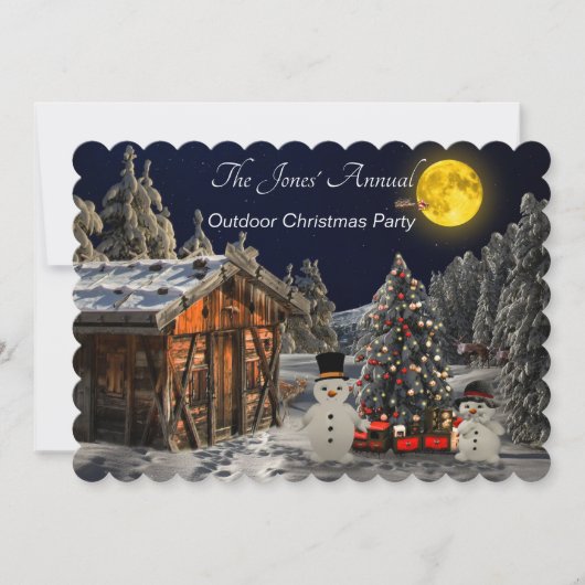 Kerstvrije tijd kaart (Voorkant)