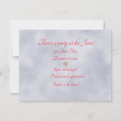 Kerstvrije tijd kaart (Achterkant)