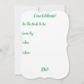 kerstVrijgezellenfeest Kaart (Achterkant)