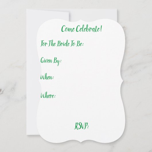 kerstVrijgezellenfeest Kaart (Achterkant)