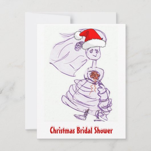 kerstVrijgezellenfeest Kaart (Voorkant)