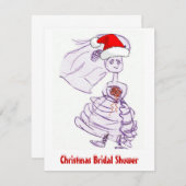 kerstVrijgezellenfeest Kaart (Voorkant / Achterkant)