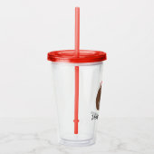 Kerstvrouw Acryl Drinkbeker (Rechts)