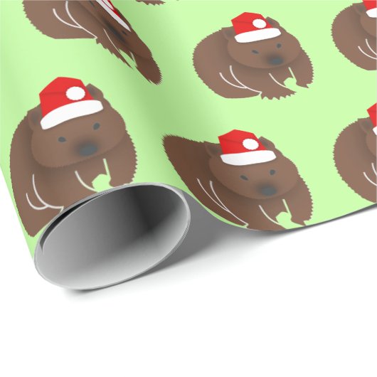 Kerstvrouw Cadeaupapier (Rol Hoek)