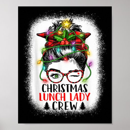 Kerstvrouw Christma Poster (Voorkant)