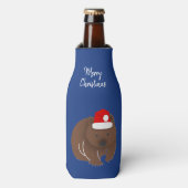 Kerstvrouw Flesjeskoeler (Fles Voorkant)