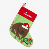 Kerstvrouw Kleine Kerstsok (Voorkant (Hangend))