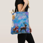 Kerstvrouwen Canvas tassen, Kerstman Tote Bag (Dichtbij)