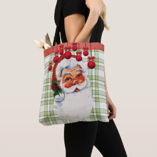Kerstvrouwen Canvas tassen, Kerstman Tote Bag